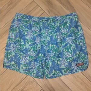 Vineyard Vines Blue Turtle Swim Trunks
